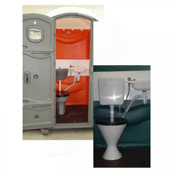 Shorelink meridian mains connect portable toilet inside 2